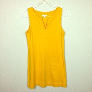 NEW YORK & CO Mustard Shift Dress Size S